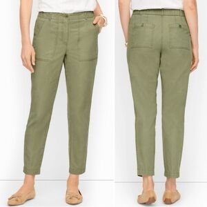 Talbots Slim Cargo Pants, Sage Green, Women's Size 2